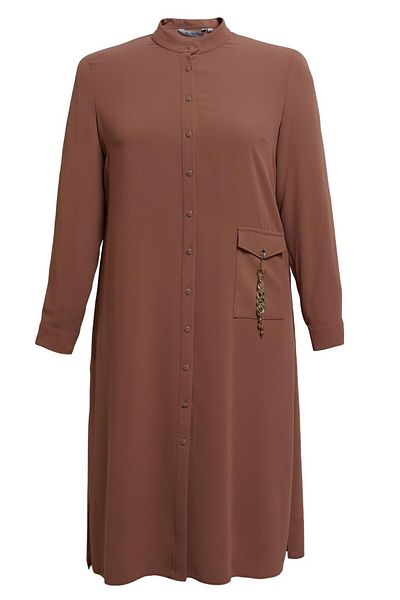 Alvina Plus Size Buttoned Tunic 44447