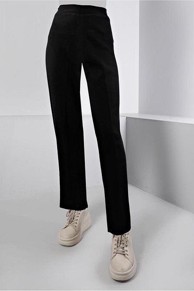 Alvina Pantaloni tricotaj cu talie elastică 70430