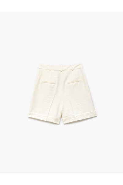 Koton Viskon Kumaş Cepli Yüksek Bel Mini Şort