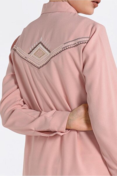 Alvina ARKASI NAKIŞLI TUNİK 4315