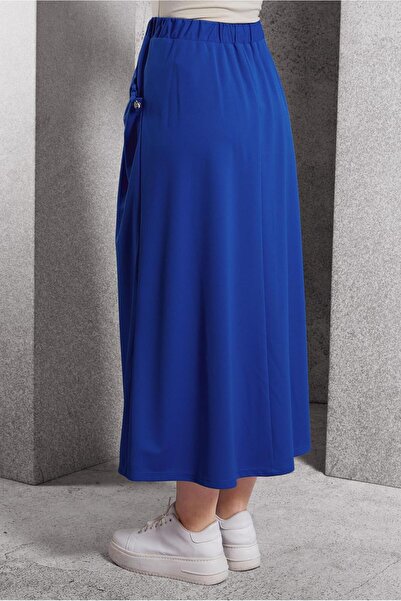 Alvina 60631 Model Elastic Waist Tracksuit Skirt