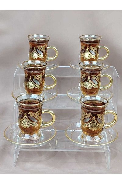 AR HOME 12 Piece Tea Set Laser