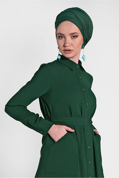 Alvina Τουνίκ με ζώνη και τσέπες 4273
