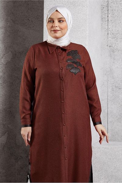 Alvina Long Embroidered Tunic - 45061