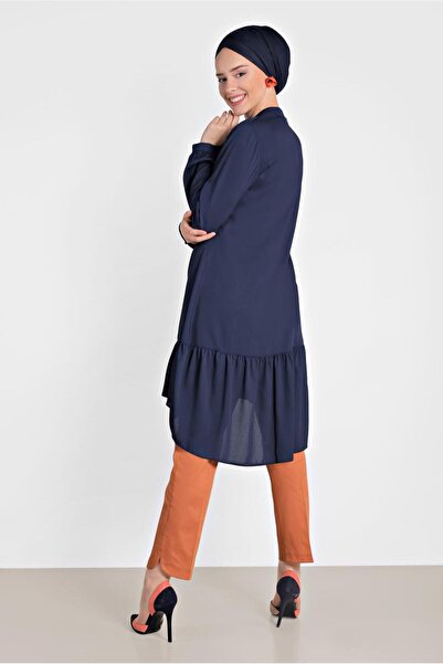 Alvina Lace-Up Pleated Tunic Skirt - 4066