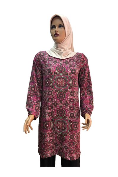 eflin Pink-Esik Hijab Hijab Clothing Tunic and Burumcuk