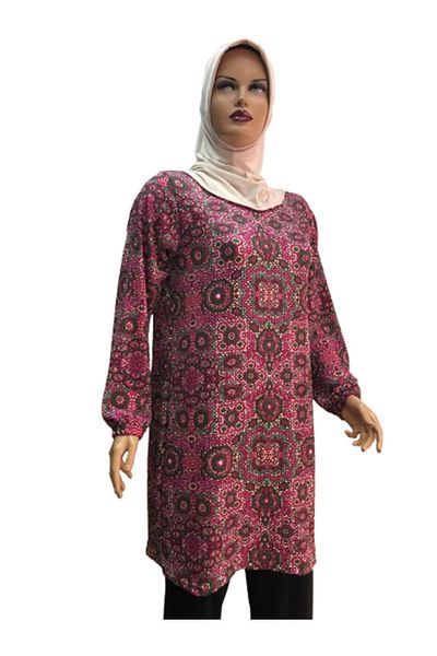 eflin Pink-Esik Hijab Hijab Clothing Tunic and Burumcuk