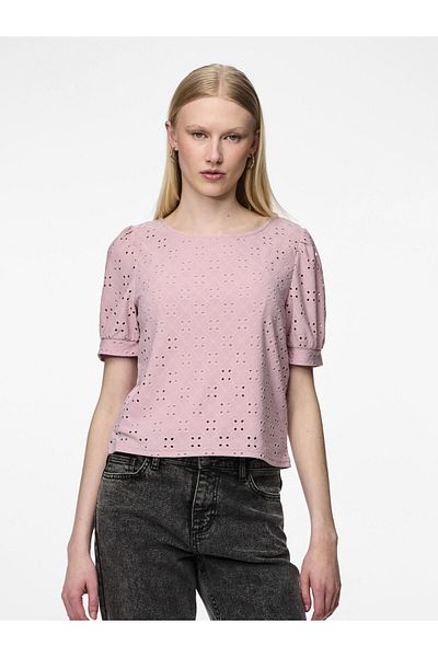 PIECES Oberteil mit kurzen Ärmeln PCMIMI