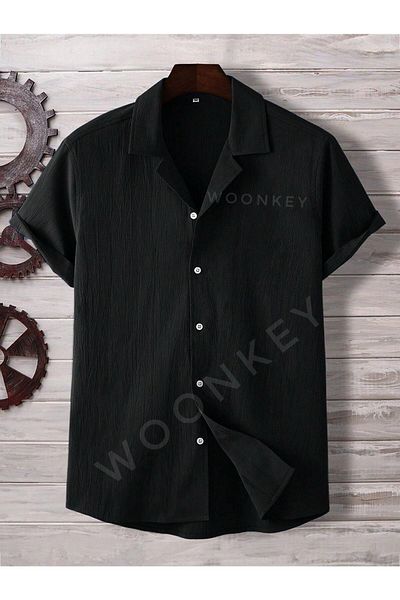 woonkey ΑΝΔΡΙΚΟ ΚΟΝΤΟΜΑΝΙΚΟ ΜΠΟΥΜΠΟΥ ΥΦΑΣΜΑΤΙΚΟ ΠΟΥΚΑΜΙΣΟ ΝΕΑ ΣΕΖΟΝ