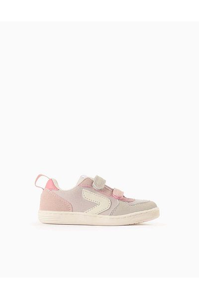 Ziddy Trainers for Baby Girls 'ZY Move', Pink/Beige