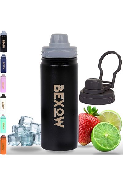 BEXOW Double Wall Vacuum Flask Insulated Stainless Steel Water Bottle for Hot and Cold Beverages
