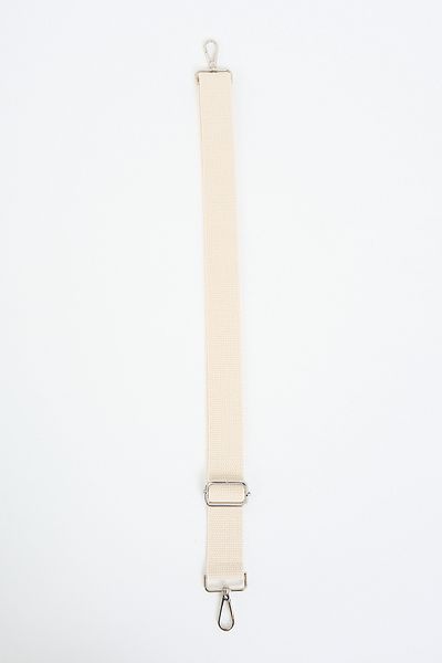 fluffy Mute Bag Cream Ρυθμιζόμενη κρέμα λαβής τσάντας (ΒΑΜΒΑΚΙ) 110 cm Π: 4 cm