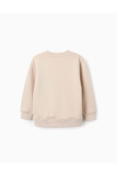 Ziddy Cotton Sweatshirt for Boys 'Val de Loire', Beige