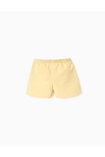 Ziddy Cotton Shorts for Baby Girls 'Tiny Island', Yellow