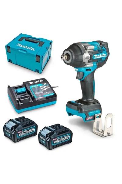 Makita مفتاح ربط لاسلكي TW008GM201، نصف بوصة، 40 فولت، 0 ~ 2900 دورة في الدقي...