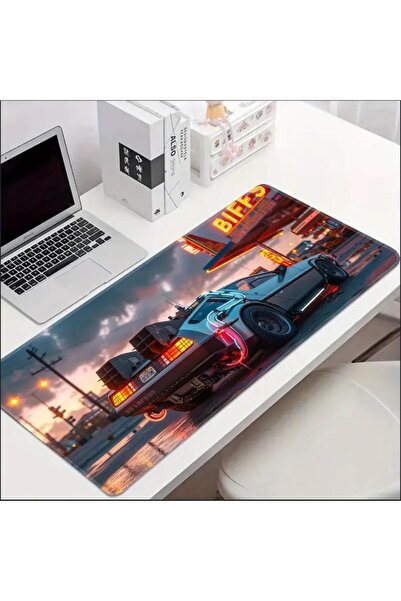 sgeteknoloji 70X30 СМ ГЕЙМЪРСКА ПОДЛОЖКА ЗА МИШКА С ТЕМА „ЗАВРЪЩАНЕ В БЪДЕЩЕТО“ И КОЛИ