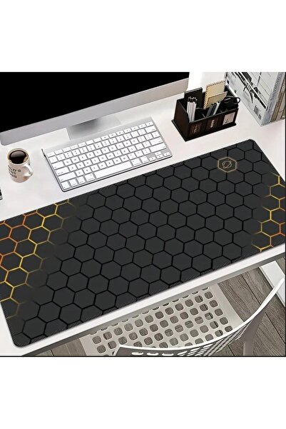 sgeteknoloji 70X30 cm Esports Honeycomb Themed Non-Slip Base Speed Surface Gamer Mouse Pad Gaming
