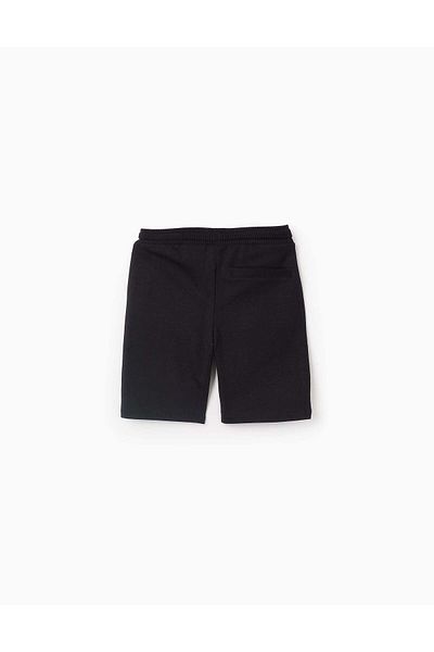 Ziddy Cotton Shorts for Boys 'Batman', Black