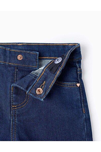 Ziddy Denim Shorts for Baby Girls, Blue