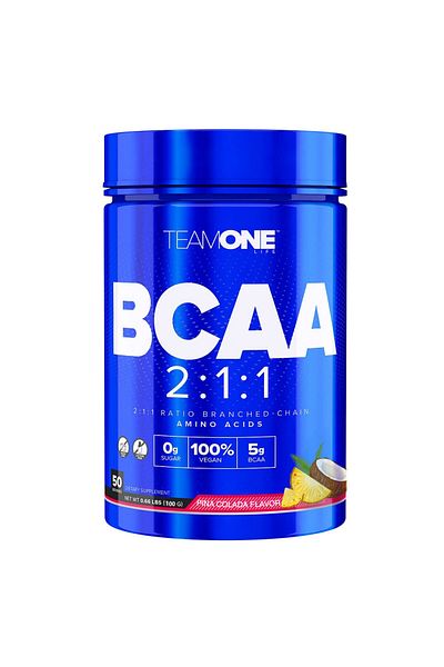 TEAM-ONE Team One Life BCAA 2:1:1, Pina Colada, 100