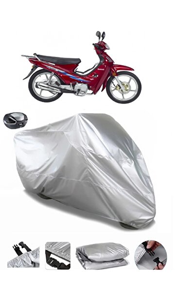 MotoLion Kanuni Cross 150 متوافق مع حقيبة ظهر من القماش المشمع للدراجات النار...