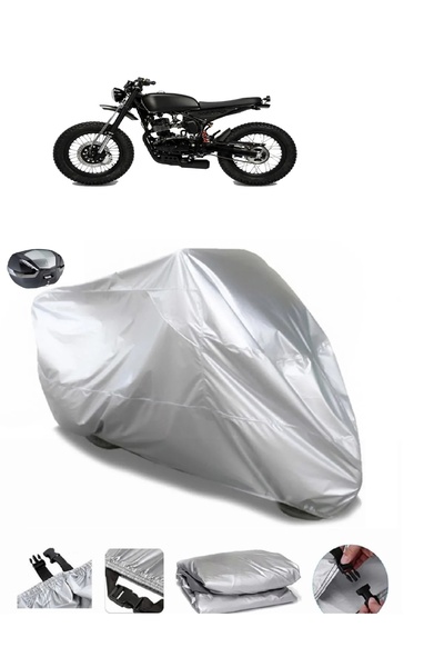 MotoLion Mutt Mongrel 250 Ultra Thick Waterproof Motorcycle Tarpaulin Rear Ba...