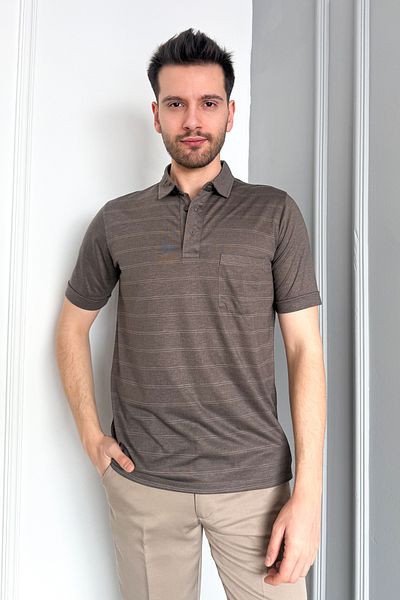 ModaPlaza Ανδρικό μπλουζάκι Mercerized Polo Neck 2517
