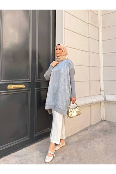 Pamuk Butik Women's Mercerized Knitwear Tunic