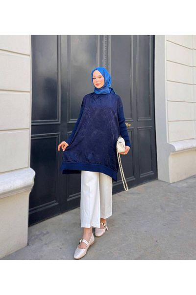 Pamuk Butik Women's Mercerized Knitwear Tunic