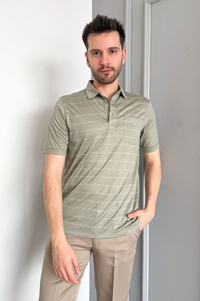 ModaPlaza Ανδρικό μπλουζάκι Mercerized Polo Neck 2517