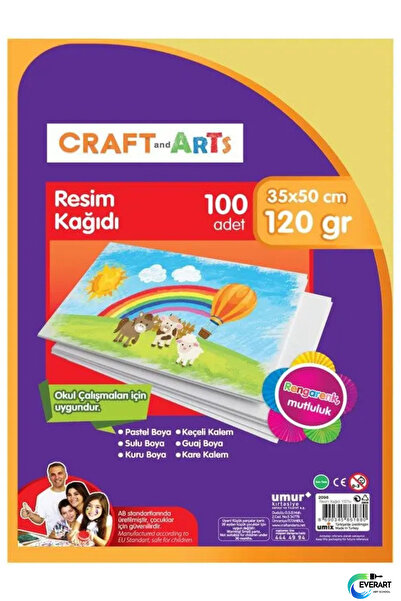 everart Craft and Arts 35x50 100'lü Resim Kağıdı