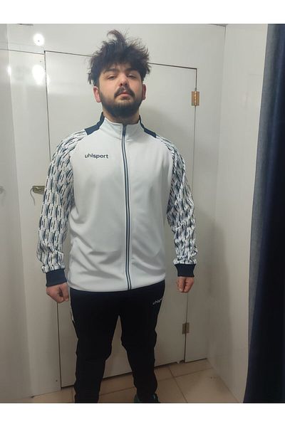 UHLSPORT 1101790   CAMPING TRACKSUIT POWER -Culoare: 1101790    ALB - ANTRACIT