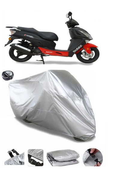 MotoLion حقيبة ظهر من القماش المشمع للدراجات النارية مقاومة للماء وسميكة للغا...