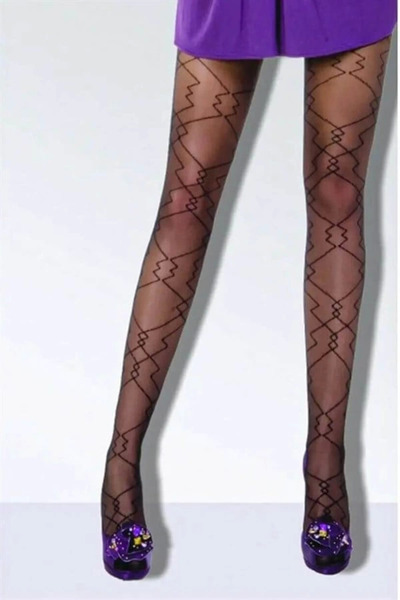 evonora Opportunity Byr Daymod Women's Regina Patterned Pantyhose New