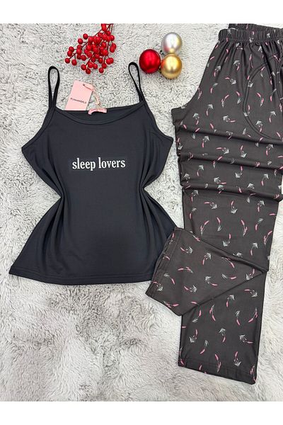 pijamaworld Comfy Marla Pajama Set with Ip Straps and Six Long Soft Fabric