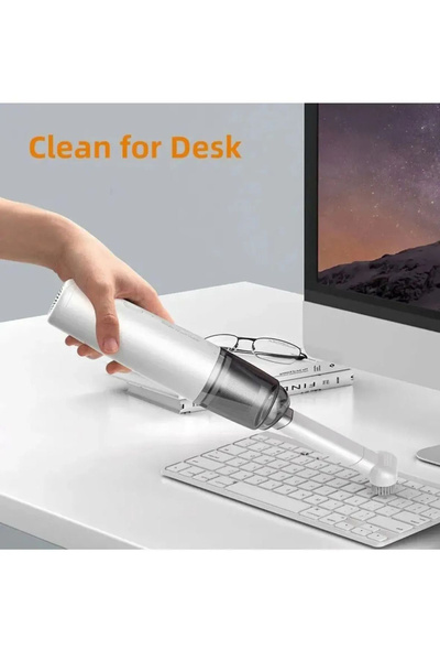 Bundera Şarj Edilebilir Elektrikli El Süpürgesi Araba Ev Çok Amaçlı Toz Toplayıcı