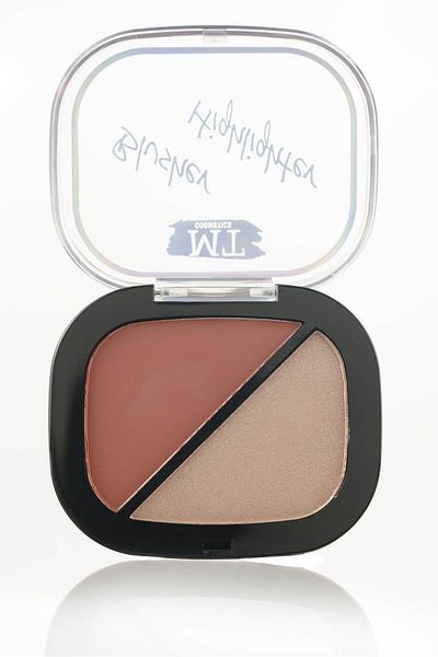 Makeuptime Mt 2-Piece Blush and Illuminator Palette 02