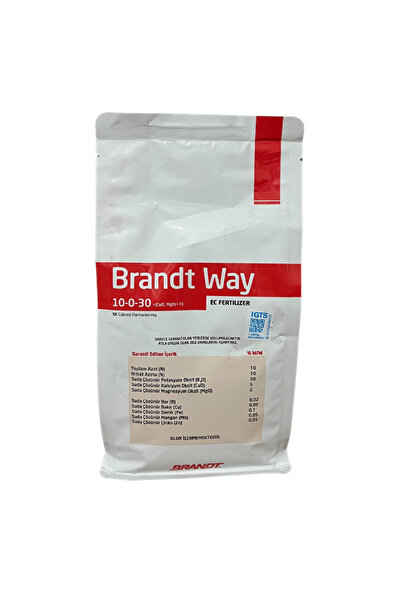 BRANDT WAY 10-0-30+(CaO,MgO) 1 KG POTASYUM AĞIRLIKLI TOZ GÜBRE KARIŞIMI- ŞİŞİ...
