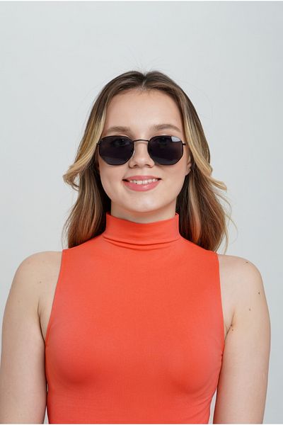 BAPPİR Hexagonal Metal Frame Sunglasses