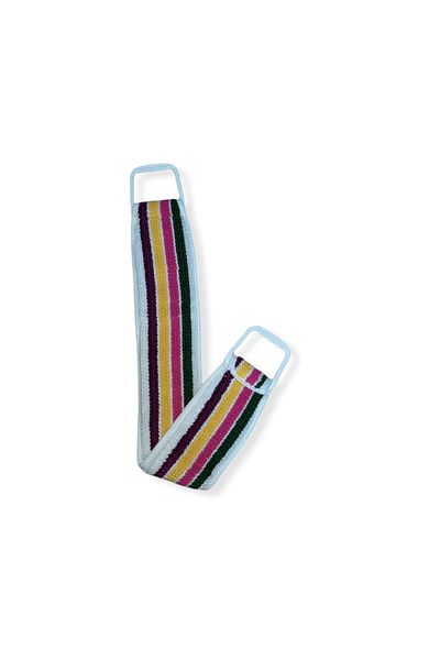 ERKİLET Long Type Handled Bath Back Washcloth Massage Pouch Bathroom