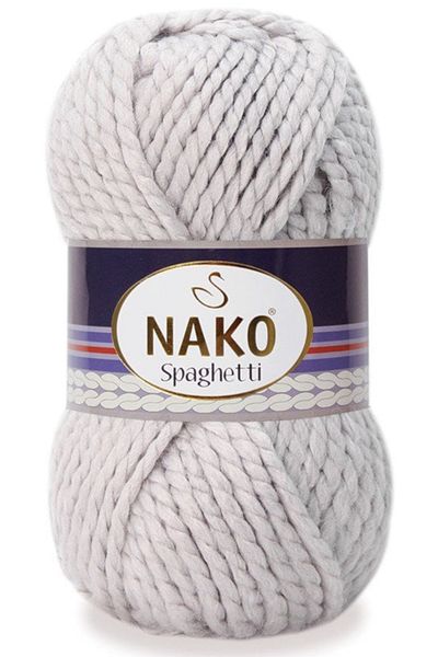 NAKO Μάλλινο Σπαγγέτι Πλεκτό Χέρι Σπάντζο 3079 Γκρι Χρώμα