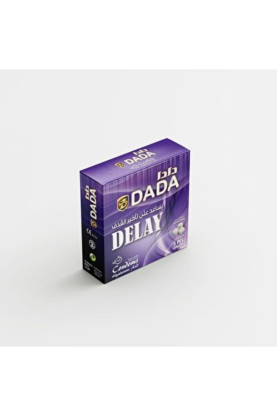 Dada واقيات ذكرية سكرية للتأخير، 3 قطع