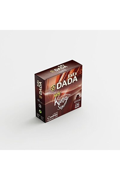 Dada واقي ذكري كينج سايز 3 قطع بنكهة الشوكولاتة