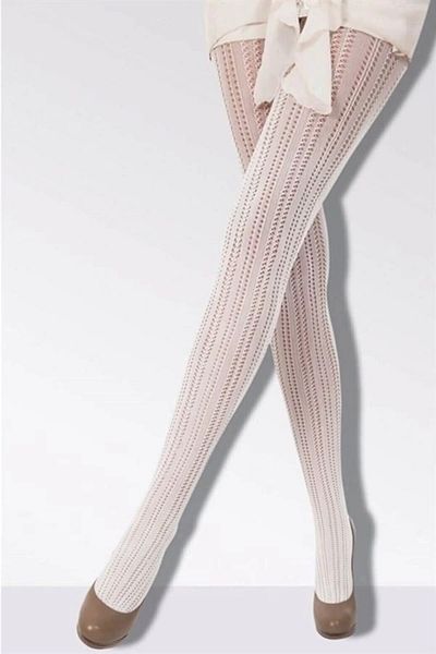 FantaziAtölyesi Daymod Martina Women's Mesh Patterned Pantyhose