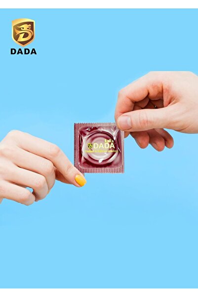 Dada Dotted & Ribbed Cola Condoms 3's