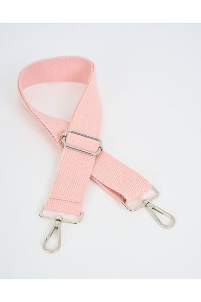 fluffy Mute Bag Baby Pink Adjustable Bag Handle Dust Pink (Cotton) 110 cm W:4 cm