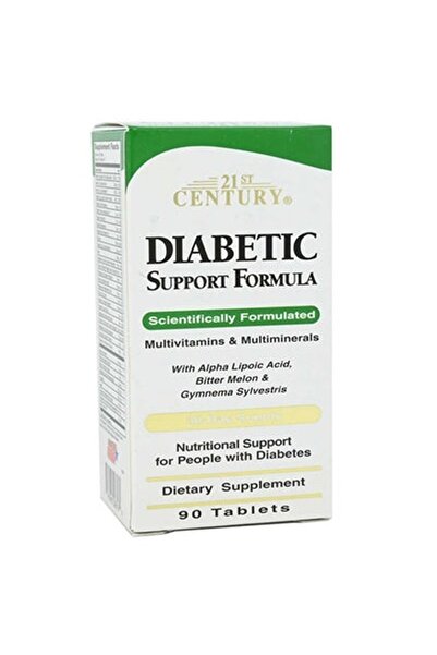 21st Century تركيبة لمرضى السكري 90 قرصًا