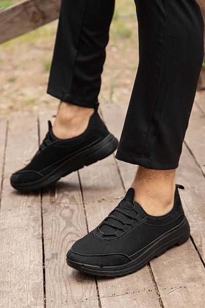 DUMMET Men's Comfort Style Comfortable and Flexible Walking Shoes Large Size