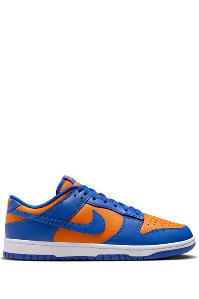 Nike Men's Dunk Low Sneaker, Bright Ceramic Team Royal University Red