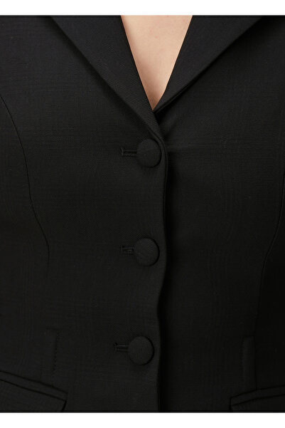 Self Portrait Siyah Midi Kokteyl Elbise